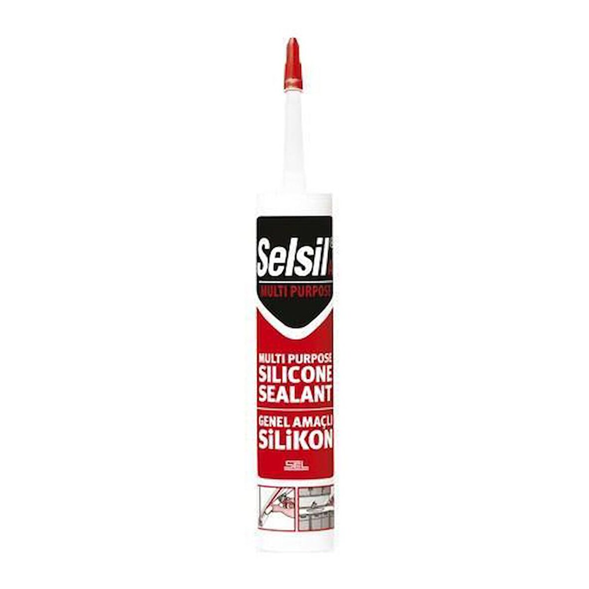 Selsil Silikon Alüminyum Gri 280ml