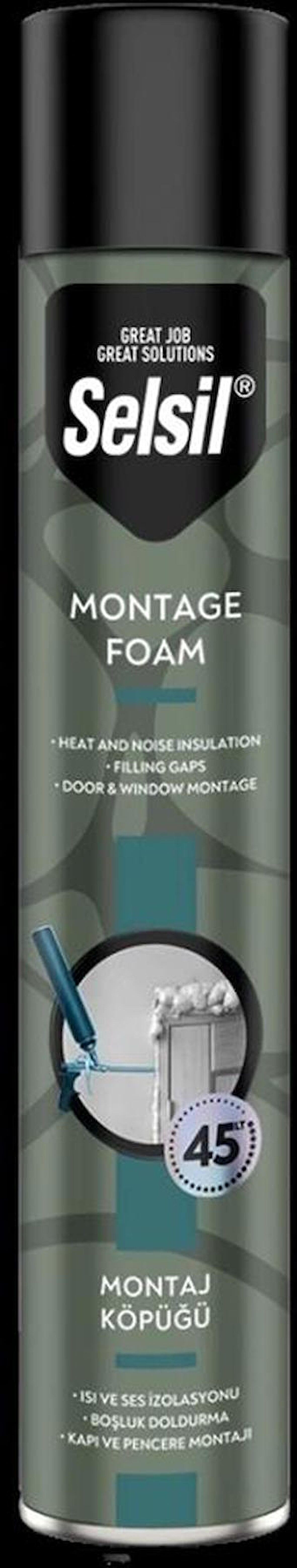 Selsil Pu Montaj Köpüğü 750 Ml/845 Gr Tab.turkuaz