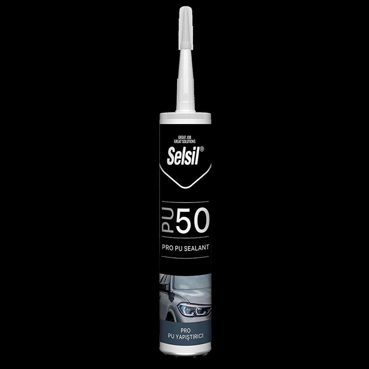 SELSİL PU 50 Profesyonel Pu Mastik 280ml - Siyah