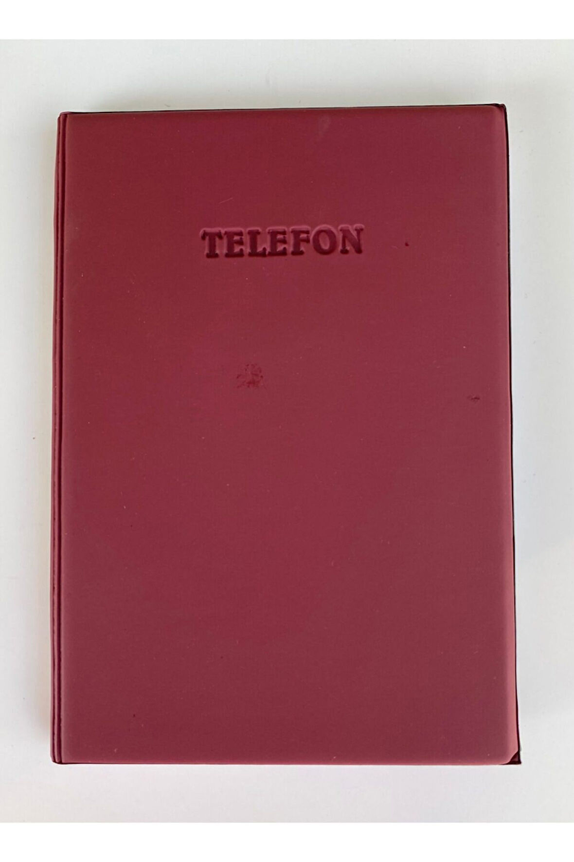 Telefon Defteri Fihristi 14*20cm Biala Kapak Bordo