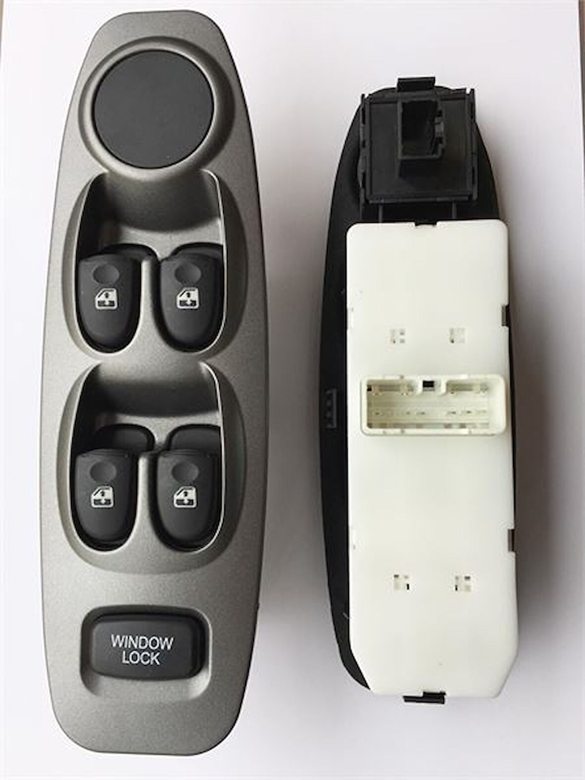 Hyundaı Cam Acma Kapama Anahtarı Hyundaı Accent 00-03 Sol On Dortlu (gri) (5 Tus)-11 Fis - Electrotech Ws-104