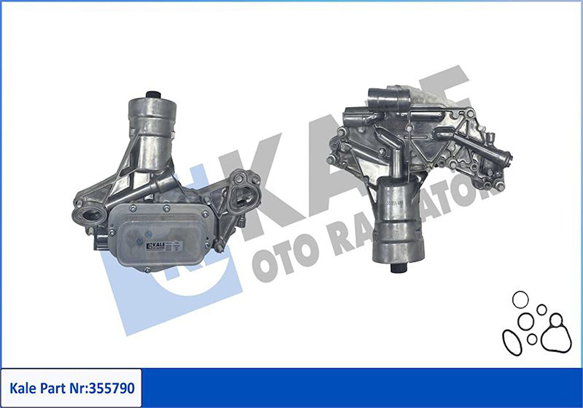 Opel Yag Sogutucusu Komple Astra H 04> Astra J 09> İnsignia 09> A16let - Kale 355790