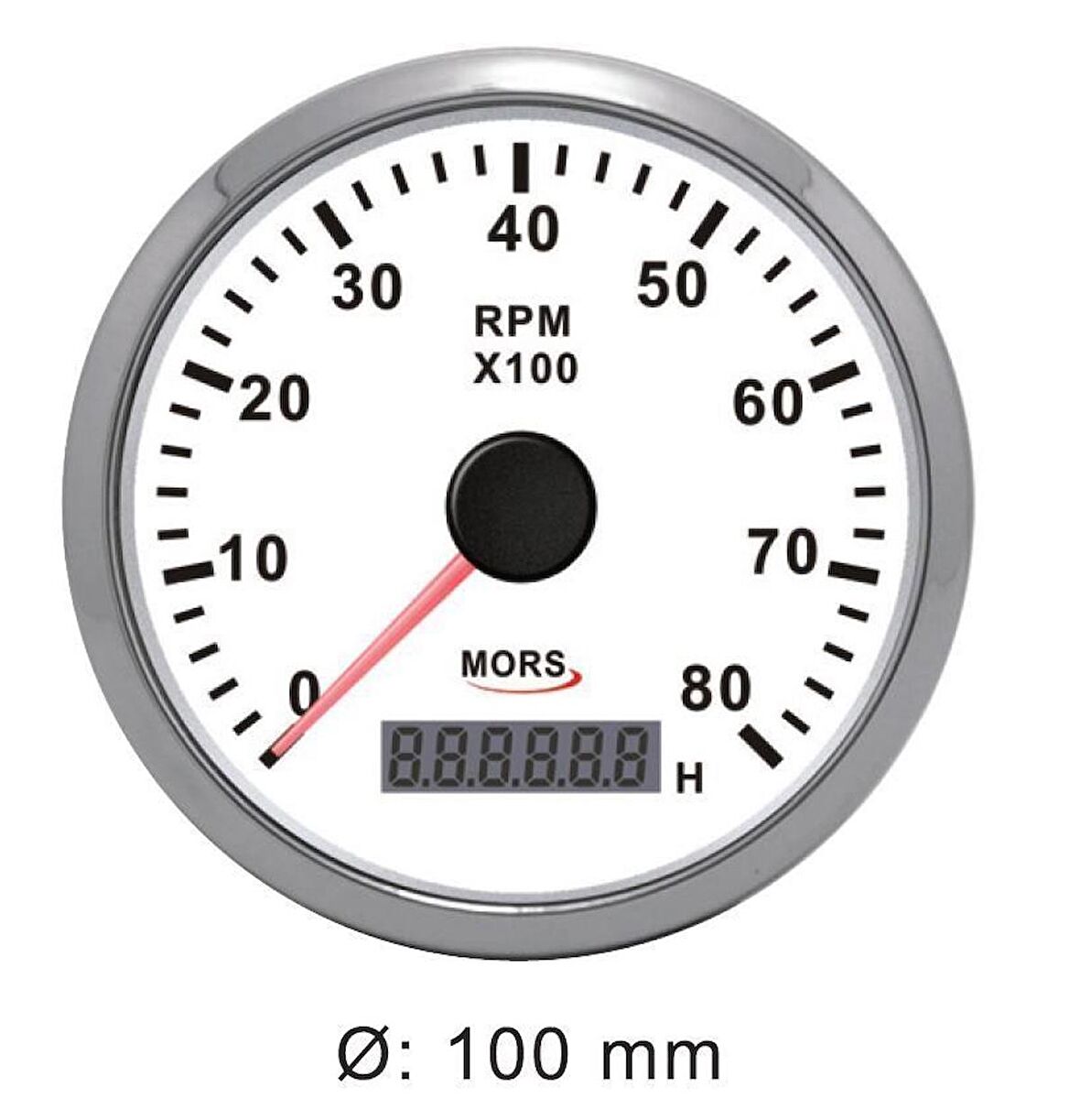 Mors Devir Göstergesi 8000 Rpm Beyaz