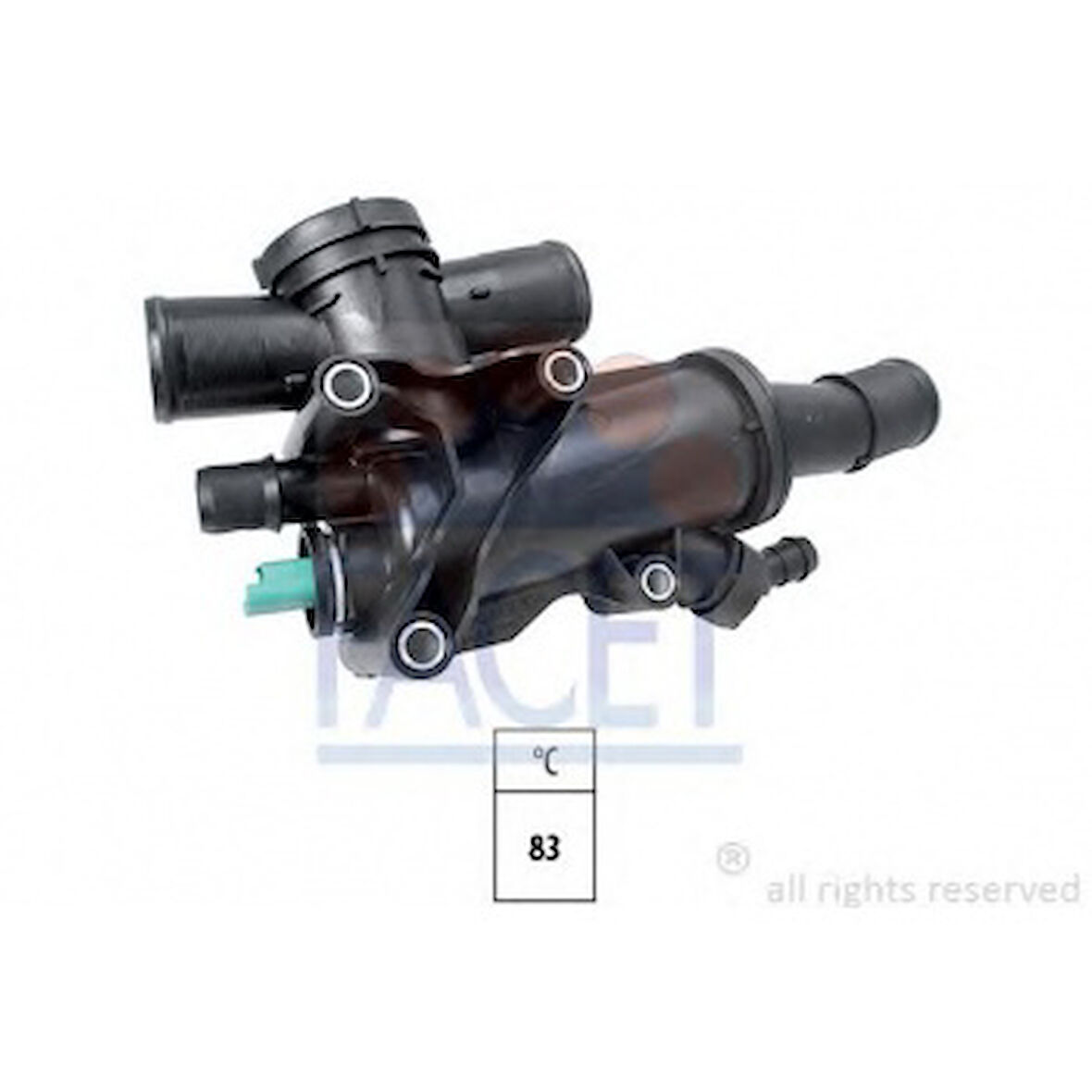 Ford Termostat Govdesi Komple P307 P407 P508 P308 P607 C4 C5 II Jumpy III Expert III C5 III Dw10bted4 () - Facet 7.8748