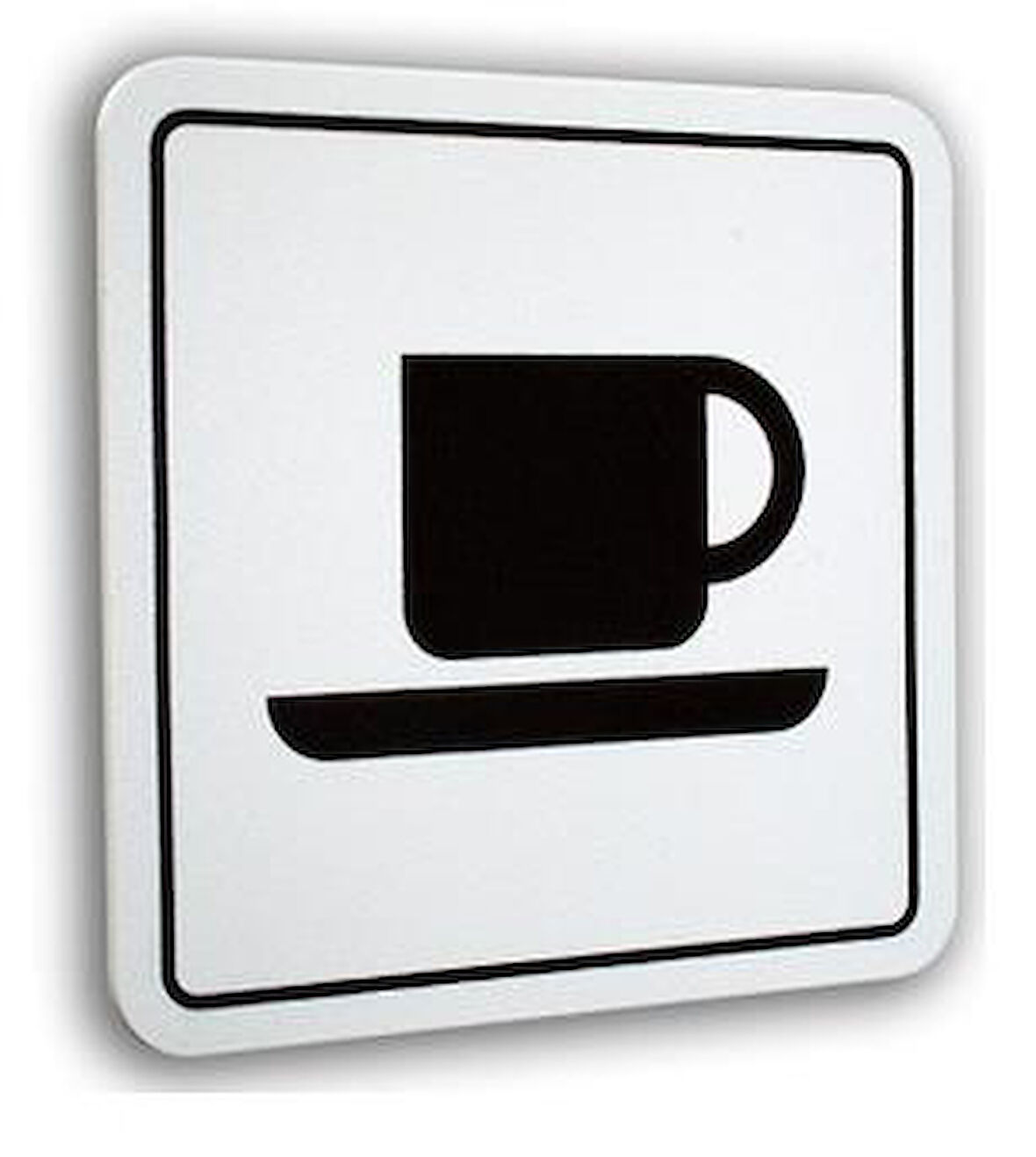 İzmir Fırça " Cafe "  Luna Pvc Sembol10X10Cm 552128