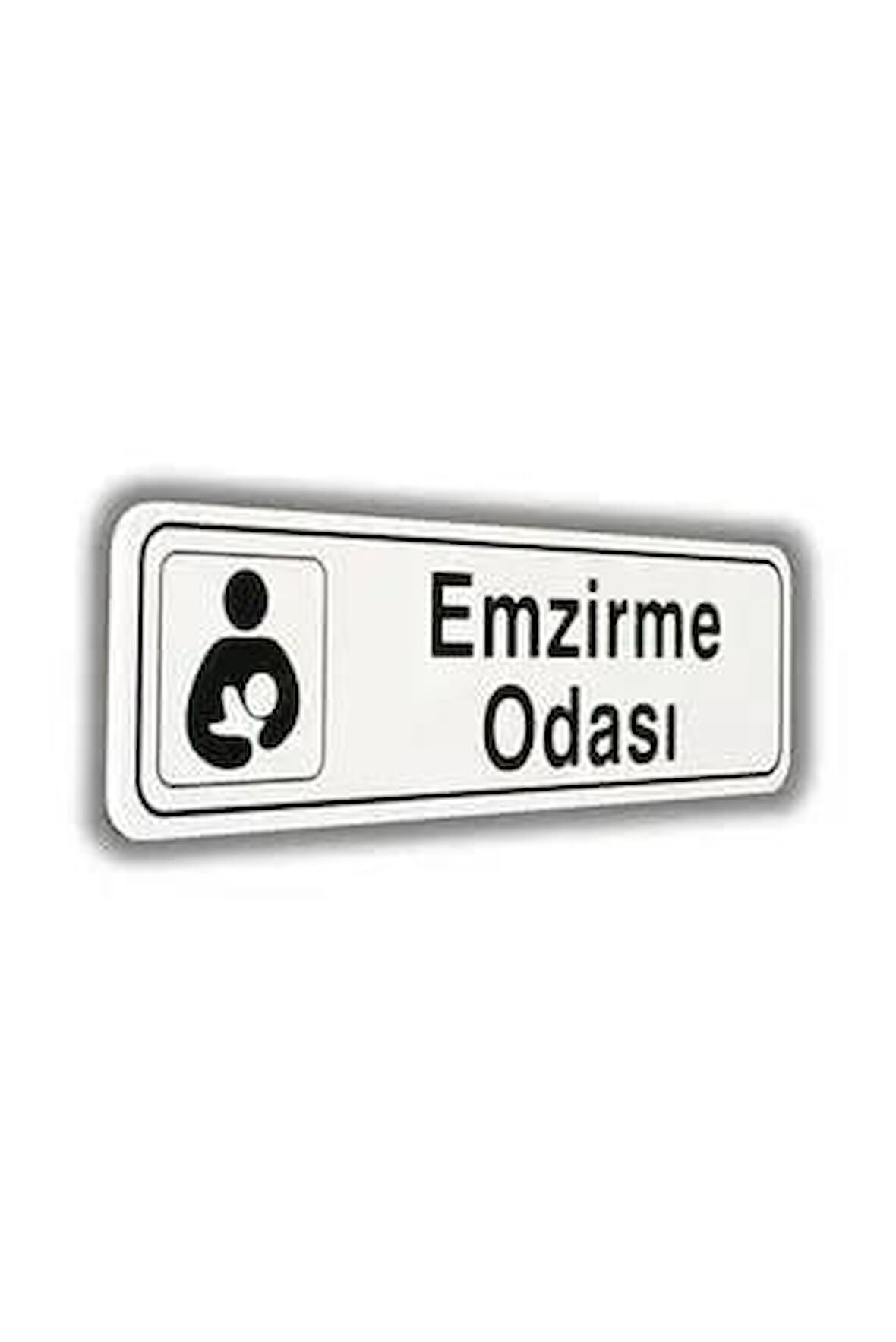 İzmir Fırça " Emzirme Odası " Luna Pvc Elegan Kapı İsimliği  7X25 Cm 553040