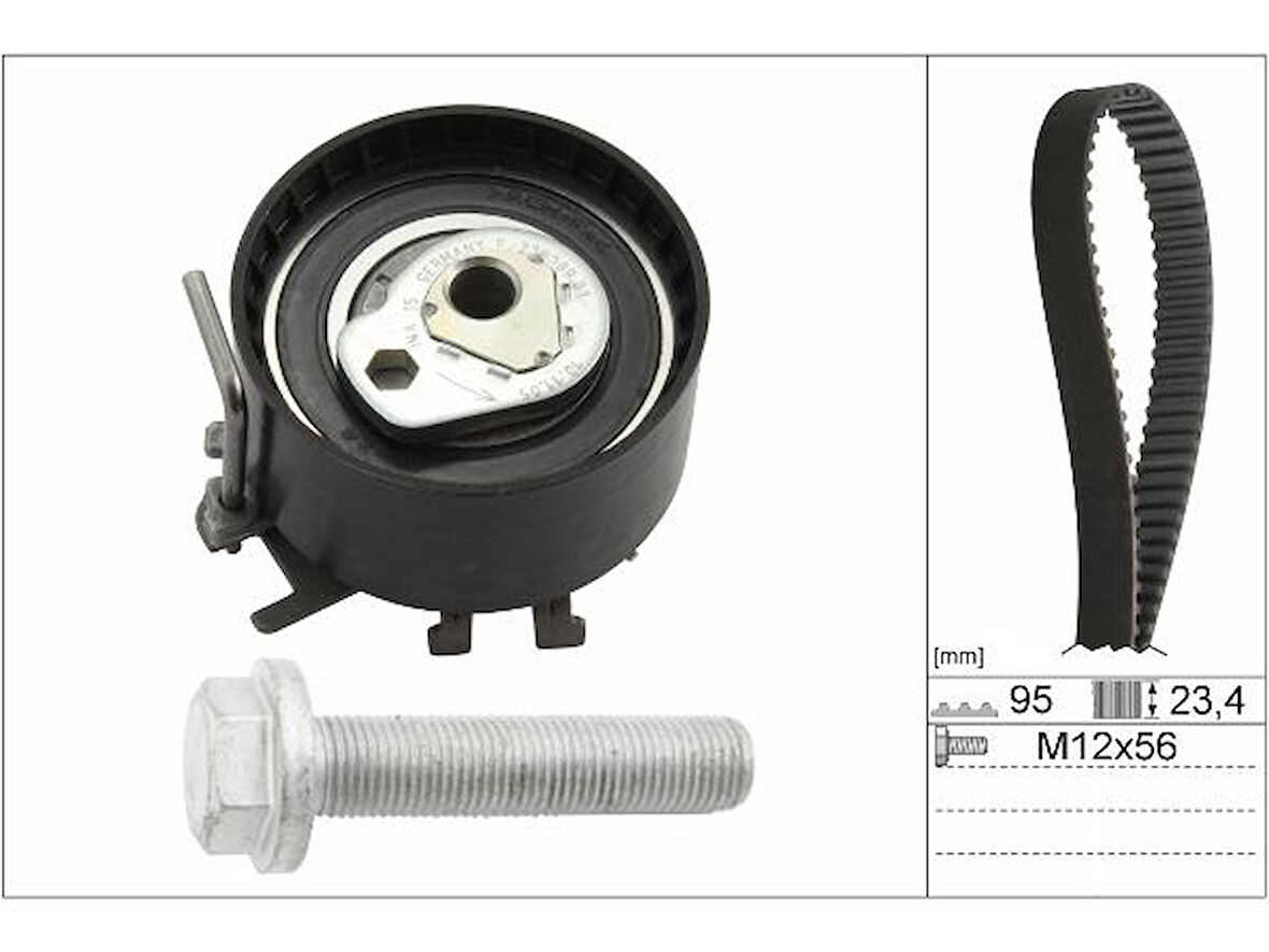 Renault Triger Eksantrık Gergi Seti 095x234 Clio II III Kangoo Twingo Logan Sandero Modus 1.2 1.2 16v D4f D7 - İna 530019510