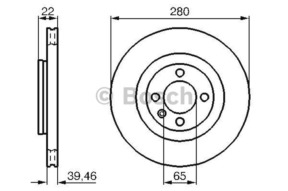Vag On Fren Aynası Havalı Corrado 1.8 88>93 Golf II 1.8gti 89> Passat 1.8 88>93 - Bosch 0986478508
