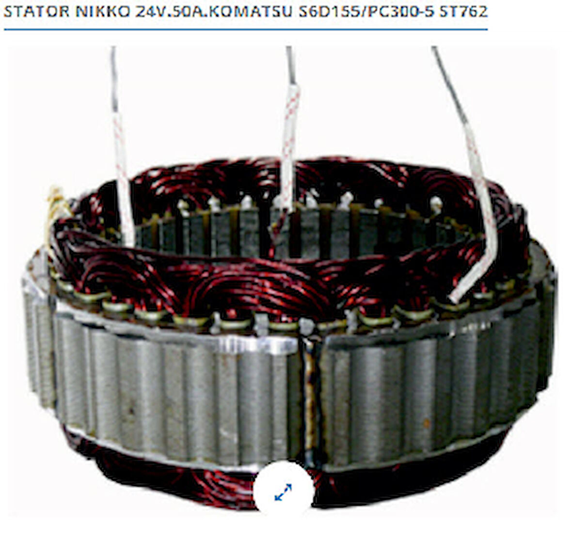 Unıversal Statör-Nik 24v 50a Komatsu S6d155-Pc300-5 - Remark-St762