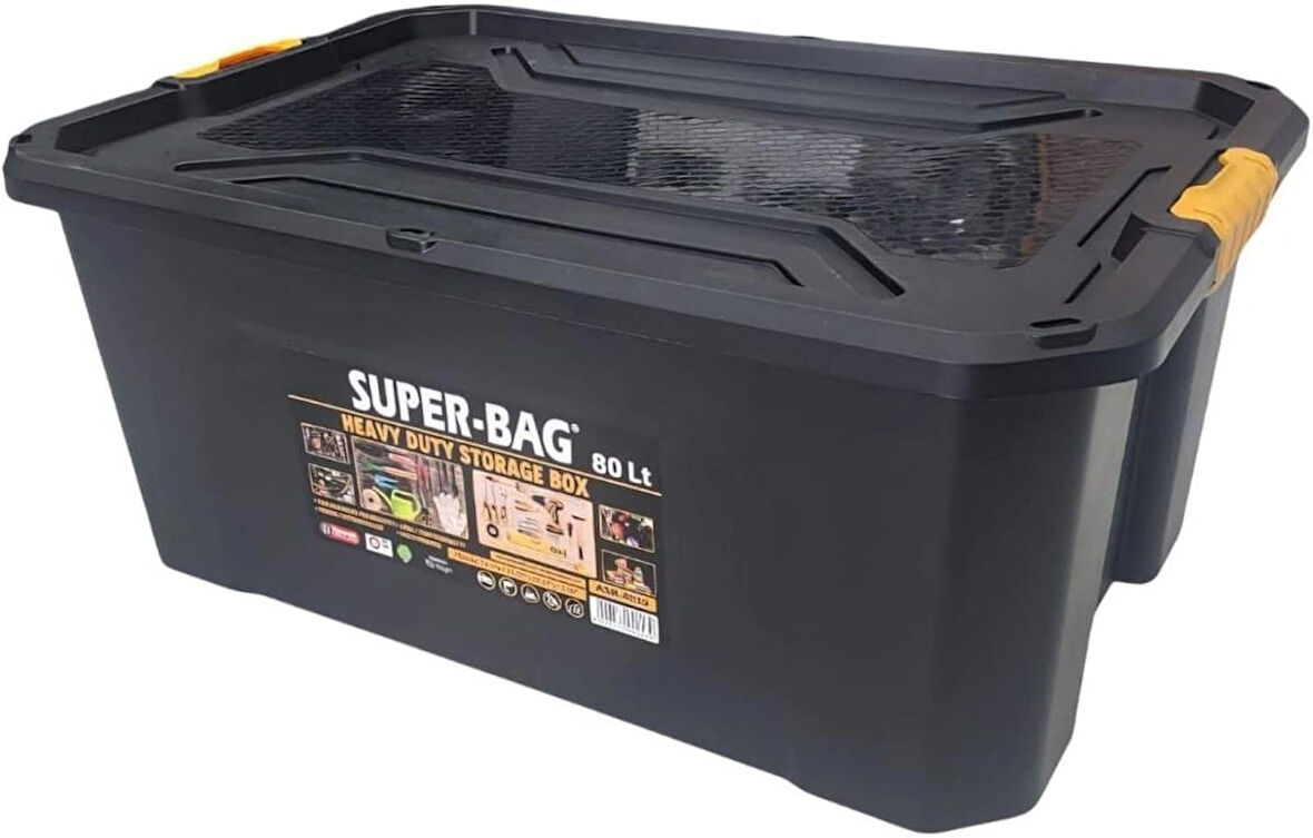 Süper Bag Büyük Saklama Ve Düzenleme Kutusu 80 Lt Asr-4039