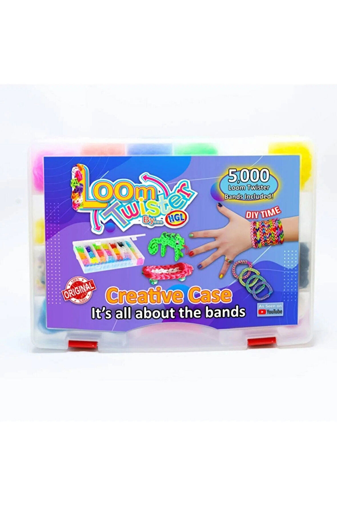 Rainbow Loom Twister Bileklik Yapma Seti 5.000 Parça Eğitici Oyuncak