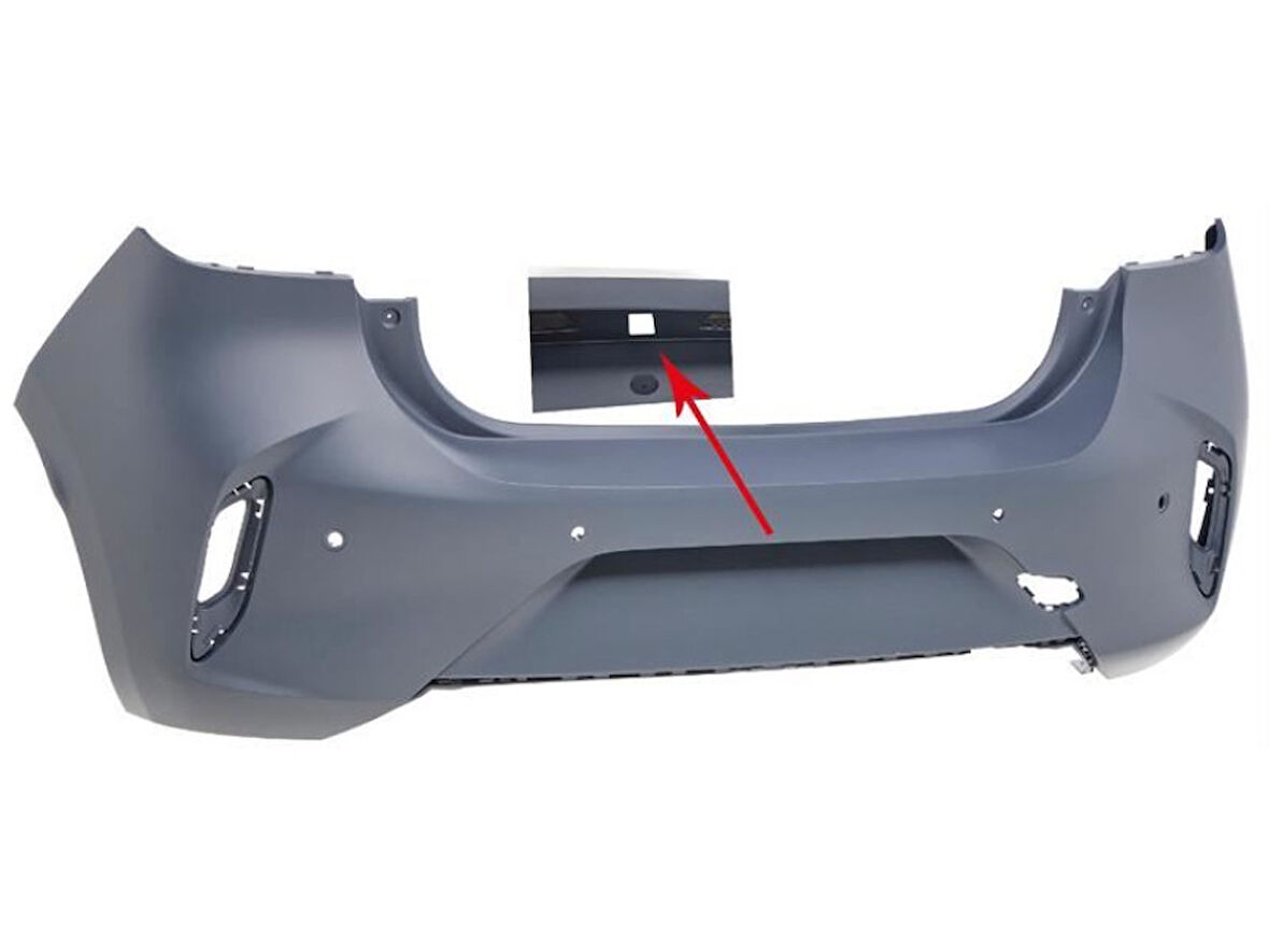 Opel Arka Tampon Astarlı 4 Sensorlu Kamera Delikli Corsa F 19> - Eurostamp 101.48.9636