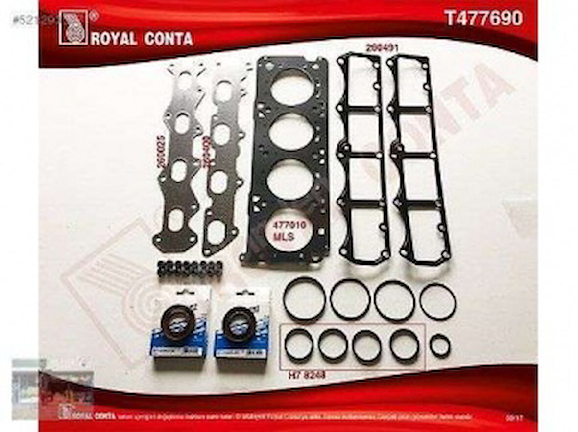 Fiat Ust Takım Contası Reinz Keceli Ve Subap Lastıklı Doblo Marea Palıo Stilo 1,6 16v - Royal T477690