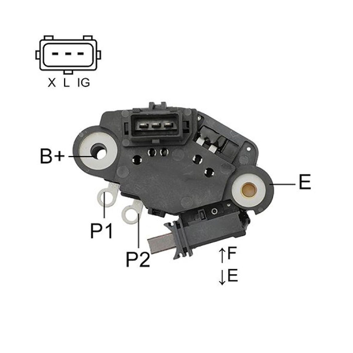 Bmw Alternator Konjektor 12v 3 Serisi 5 Serisi - Yunyı 08-040
