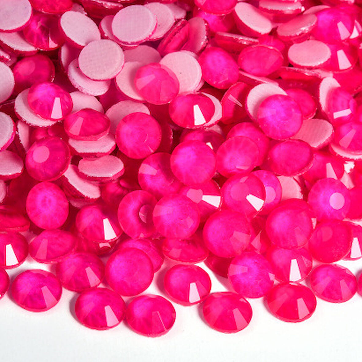 Gymo Premium Ütü İle Yapışan (Hotfix) Kristal Taş SS16 (3.8-4mm) Rose Neon (720 Ad)