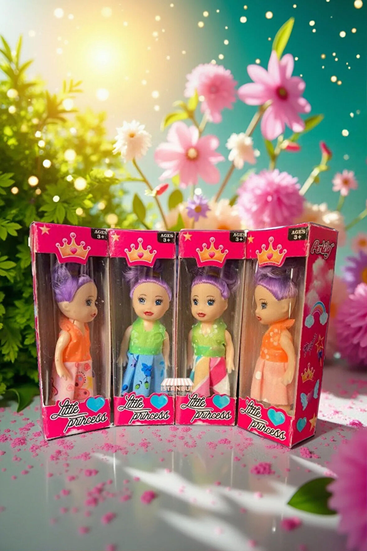 3Adet Parmak Bebek Kız Çocuk Oyuncakları 3lü Et Bebek Eğitici Oyuncaklar Oyuncak Bebek