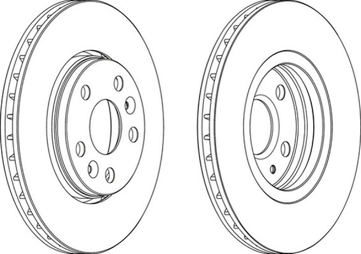 Renault Fren Diski Ön - Takım  280mm(5 Bijon) - Frd Ddf1733