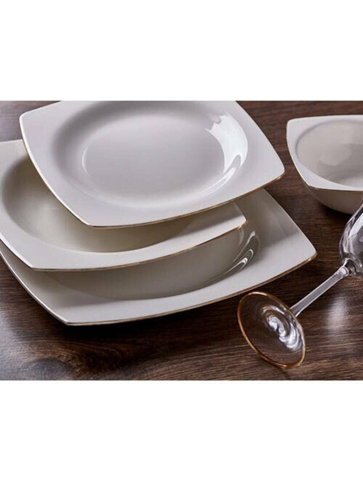 Bernardo Twinkle Gold 53 Parça Yemek Takımı