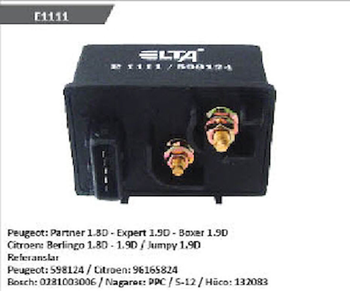 Unıversal Kizdirma Rolesi-12v Peu.partner-Boxer/cit.xud9 - Elta-E1111