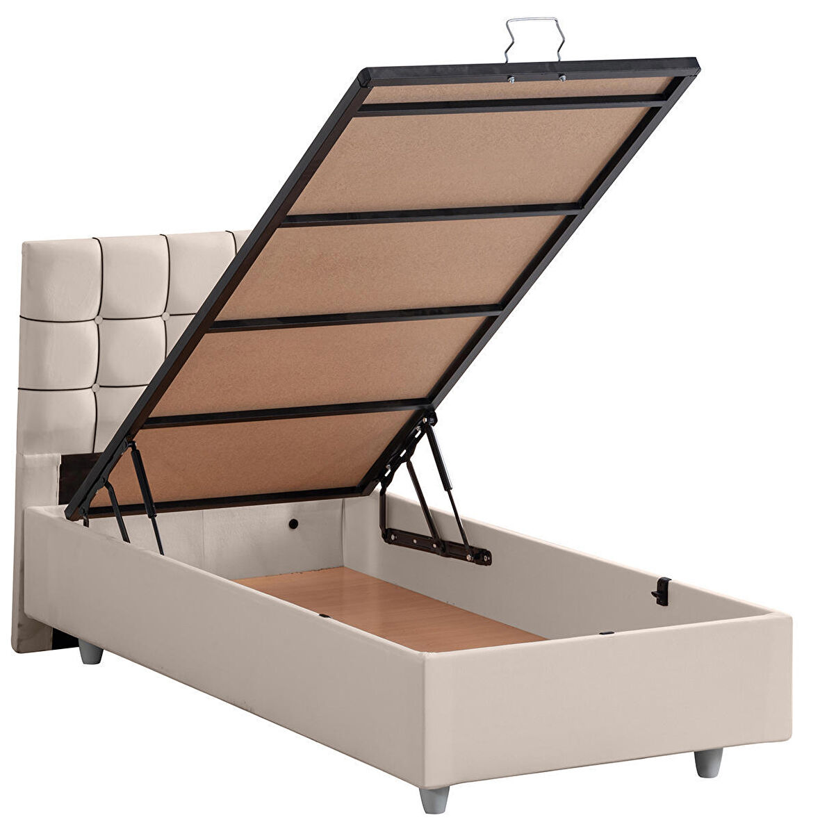 Setay Tavira Tek Kişilik Krem Baza + Başlık 100 x 200 cm