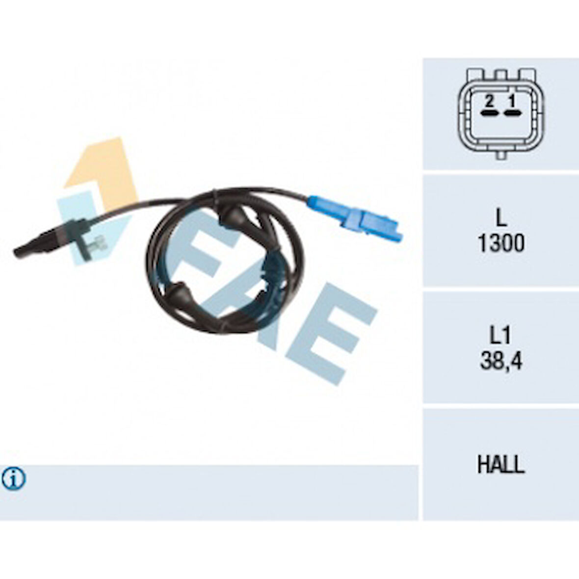Psa Abs Kablosu Sensoru On Sag Sol 407 508 C5 III C6 - Fae 78089