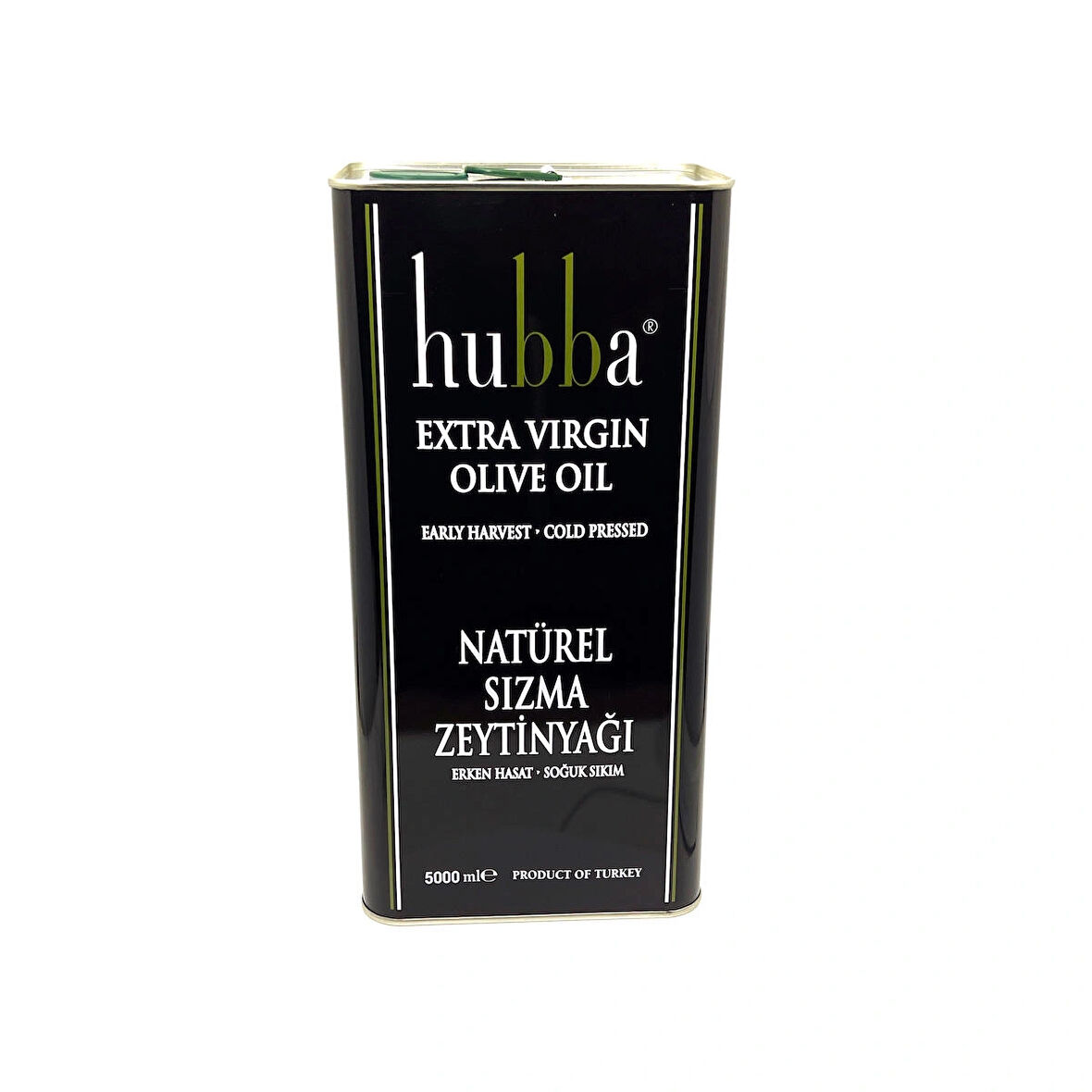 HUBBA 5 LT TENEKE NATÜREL SIZMA ZEYTİNYAĞI