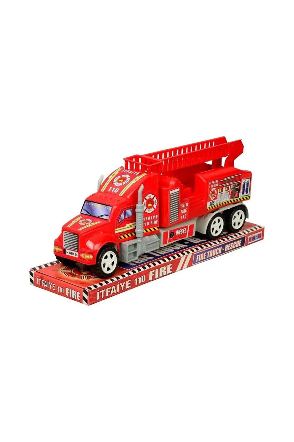 Fire Truck Rescue Oyuncak Itfaiye Aracı Merdiveni Açılır