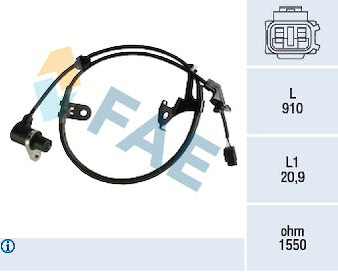 Toyota Abs Sensoru On Sag Yarıs 1.0 1.3 1.4 01>05 - Fae 78472