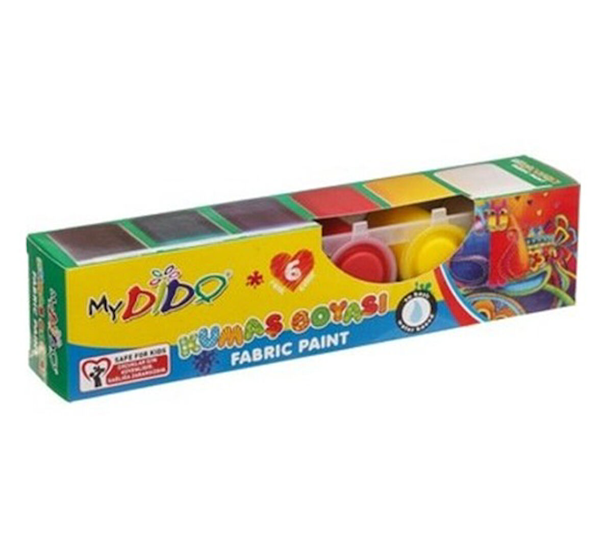 Südor My Dido Kumaş Boyası 6 lı - 2 paket