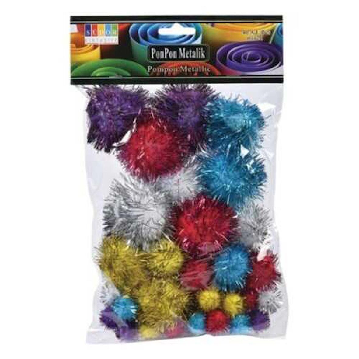 Südor Pon Pon Metalik Mix 10 20 30Mm Ss32