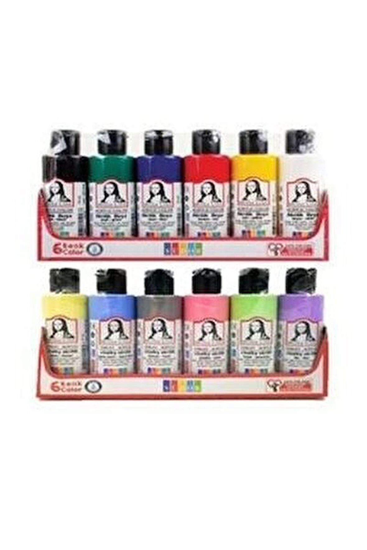 Südor Akrilik Boya Şişe 20 ml 12Li - 2 set