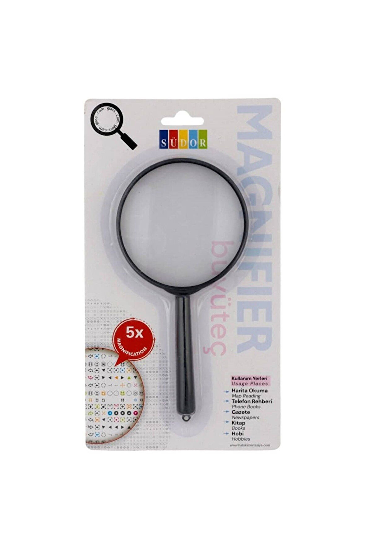 Cam Büyüteç 5X 90 mm