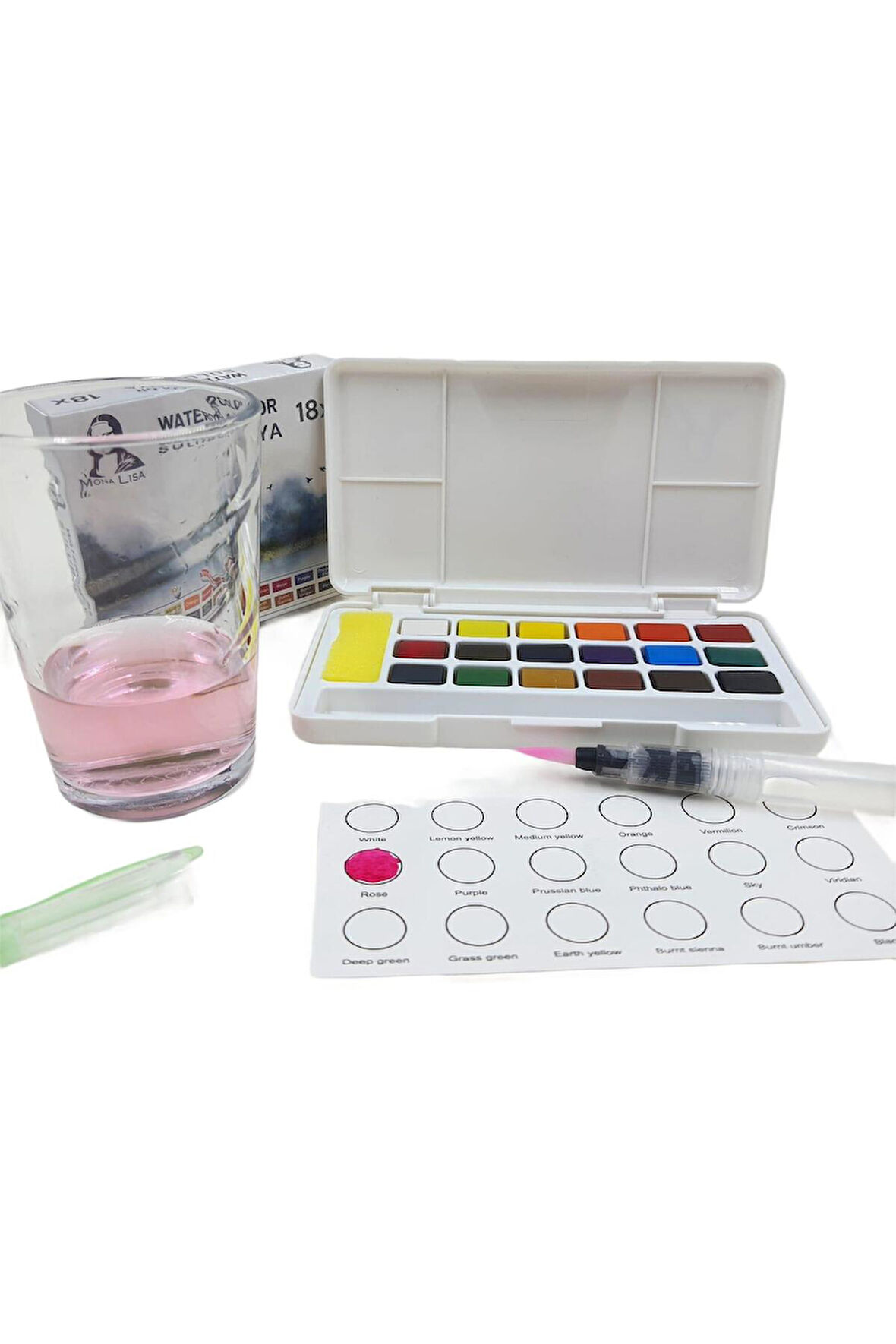 Mona Lisa Profesyonel Sulu Boya Seti 24lü