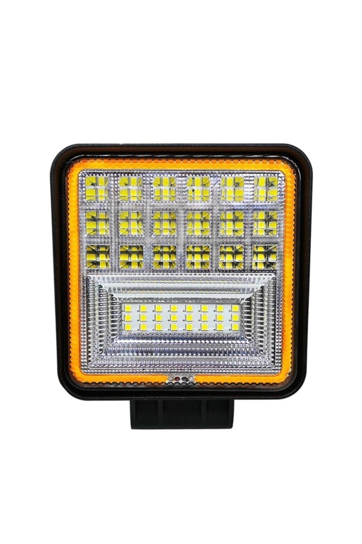 Kare Kırmızı Angelli Sis Lambası 12-24v / Lass312