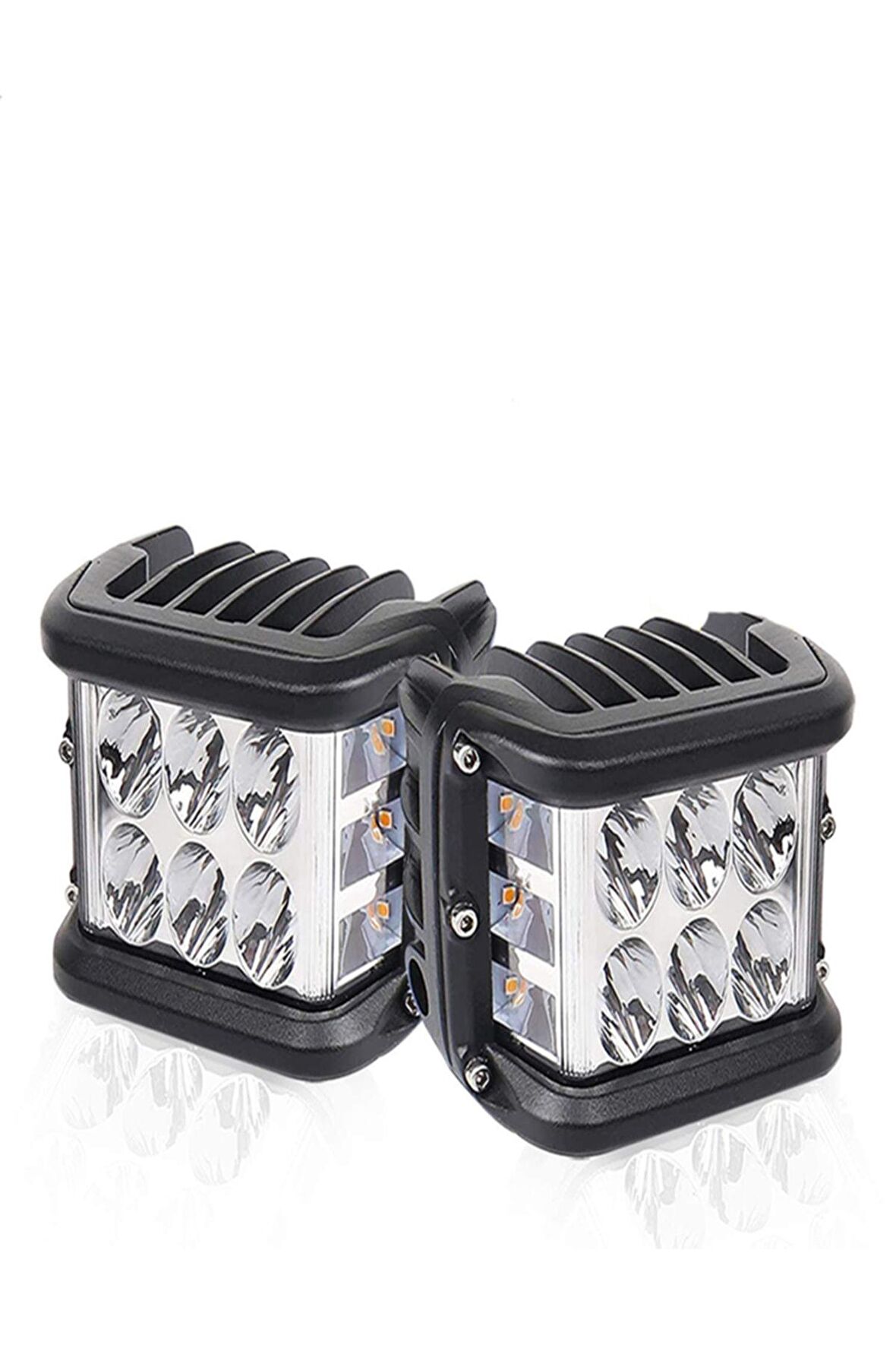 Offroad Sis Lambası Beyaz-kırmızı-mavi 12 Led 36w Çift / Lass319-1