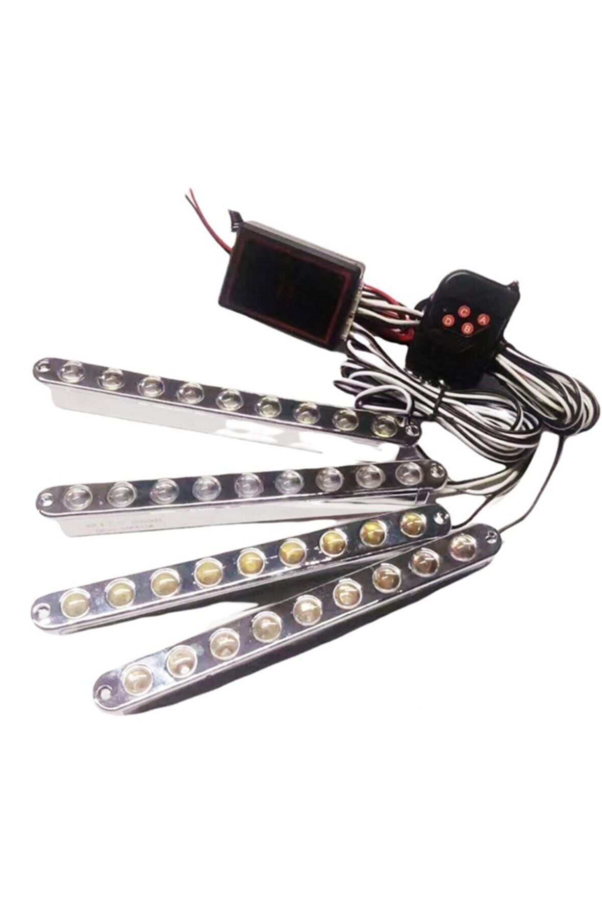 Led Lamba 4x9 Ledli Panjur Içi Çakar Lamba Sarı 12v