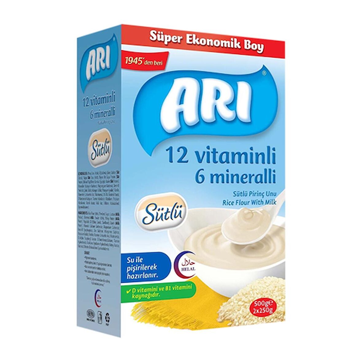 Arı Mama Sütlü Pirinç Unu 500 Gr