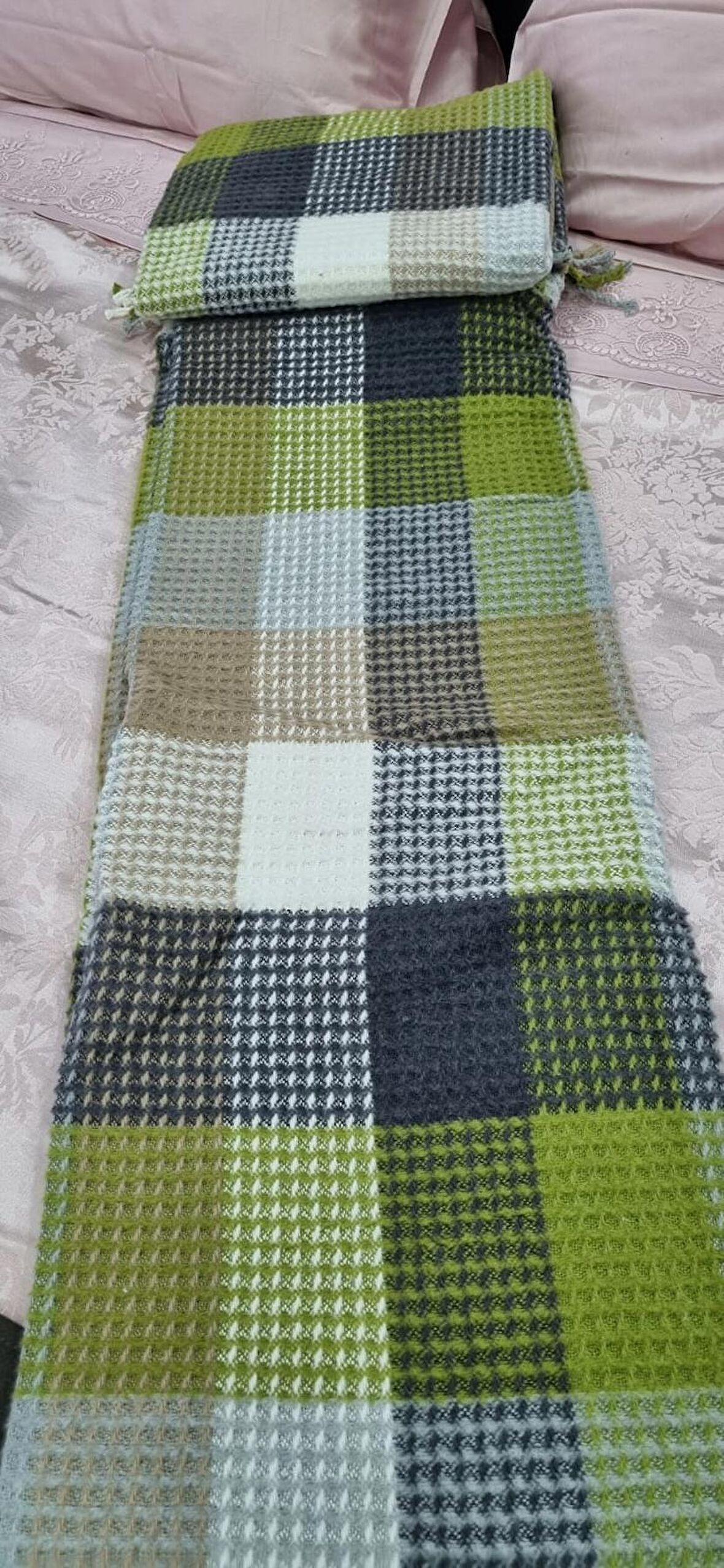 Sesli Home Tek Kişilik Polar Battaniye Yeşil 160 x 220 cm