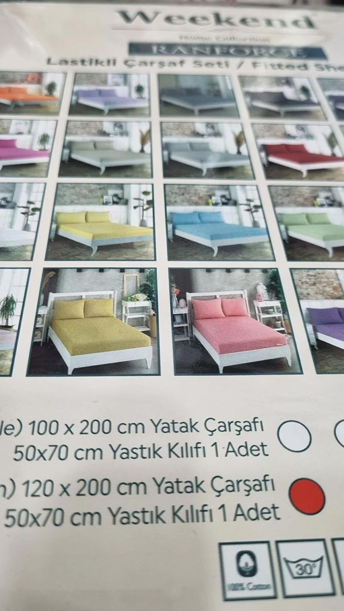 LASTİKLİ ÇARŞAF 120LİK
