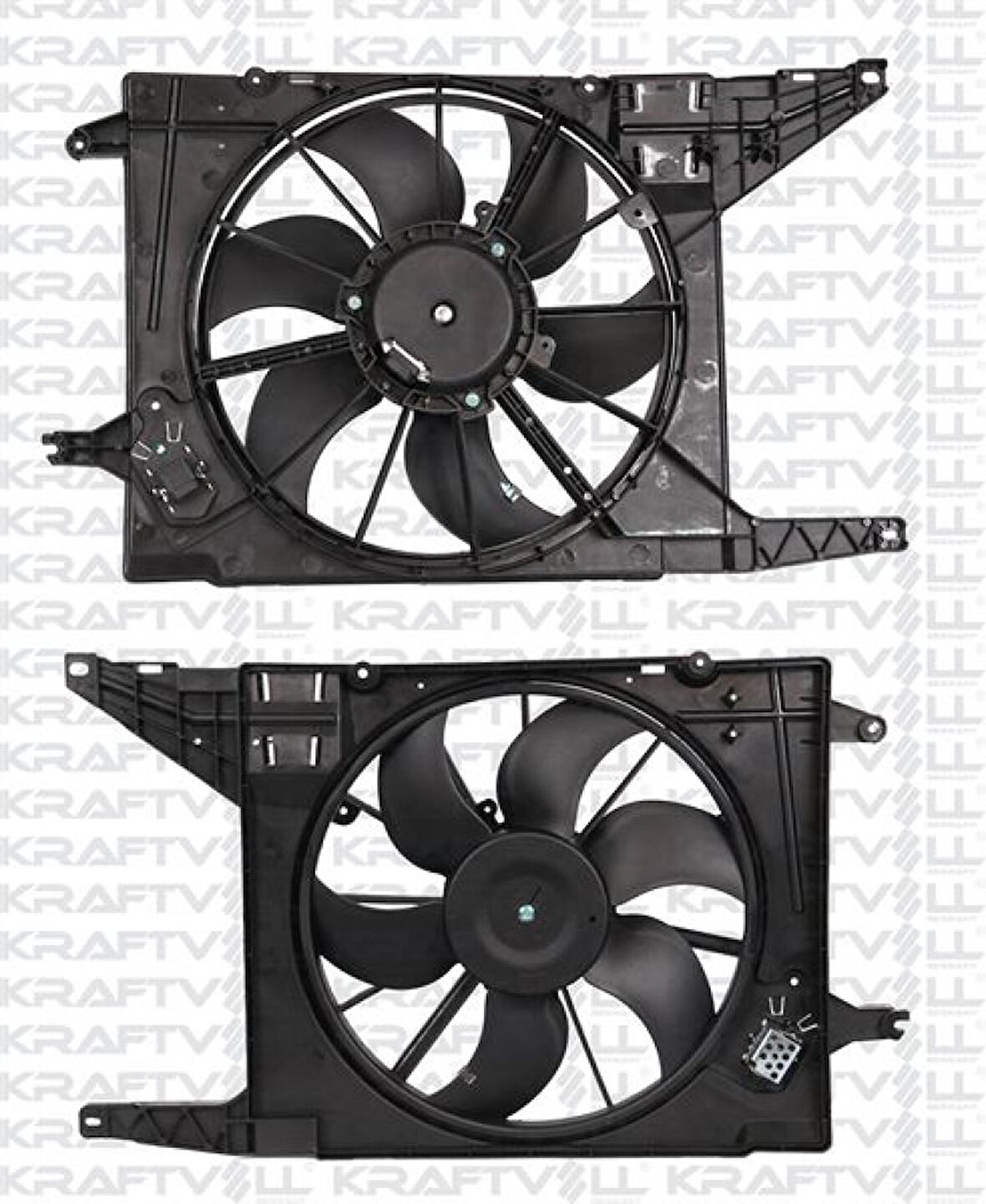 Renault Radyator Fan Motoru Davlumbazlı Logan 04> Sandero 08> +ac - Kraftvoll 08120010