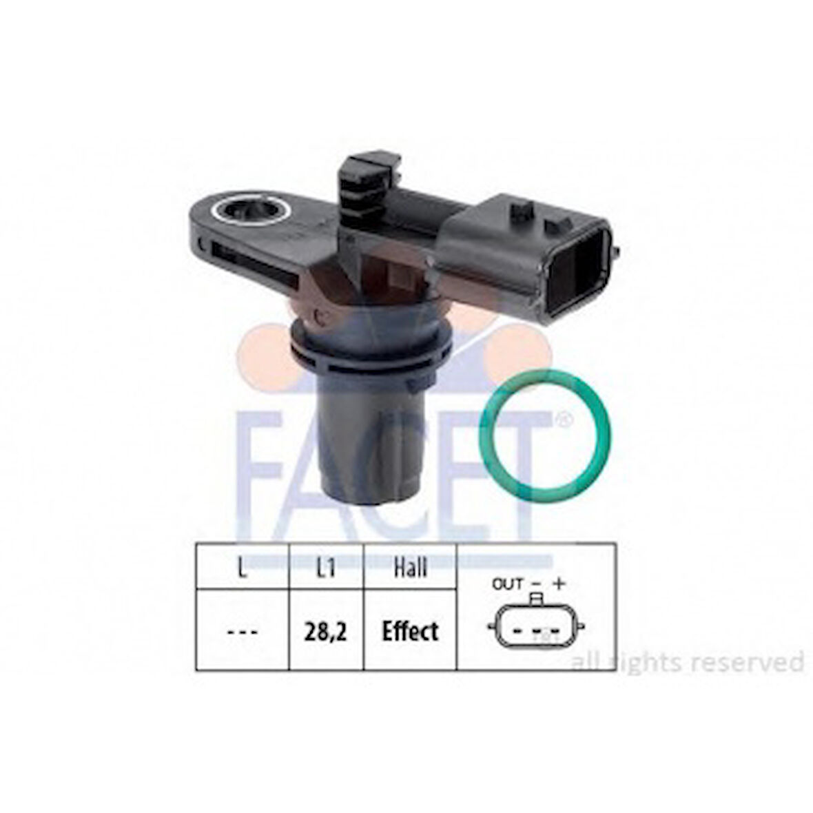 Renault Eksantrık MILI Konum Sensoru Clio IV 12> Megane III 08> , Juke 10> Micra III 03>10 , W176 12>18 C117 - Facet 9.0616