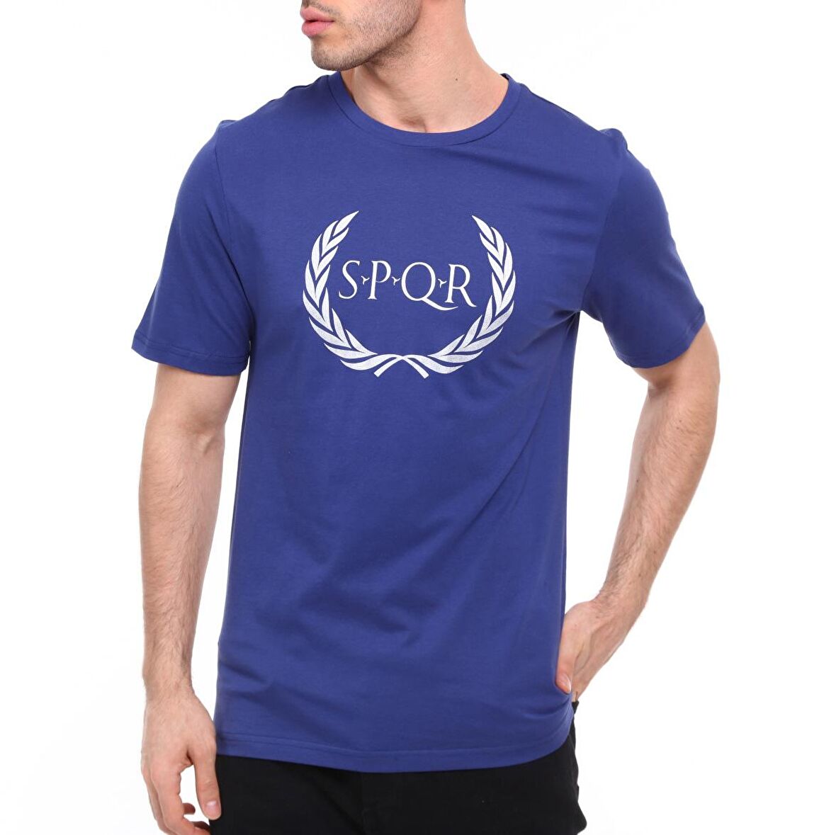 S.P.Q.R Erkek T-Shirt ARES İNDİGO