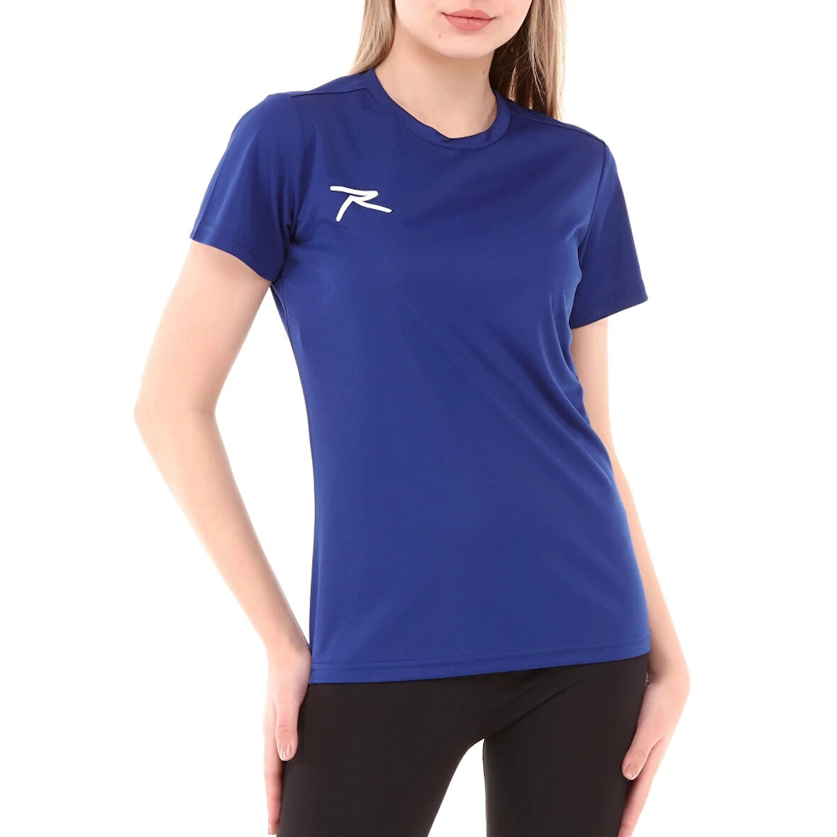 Raru Kadın Basic T-Shirt RULA LACİVERT