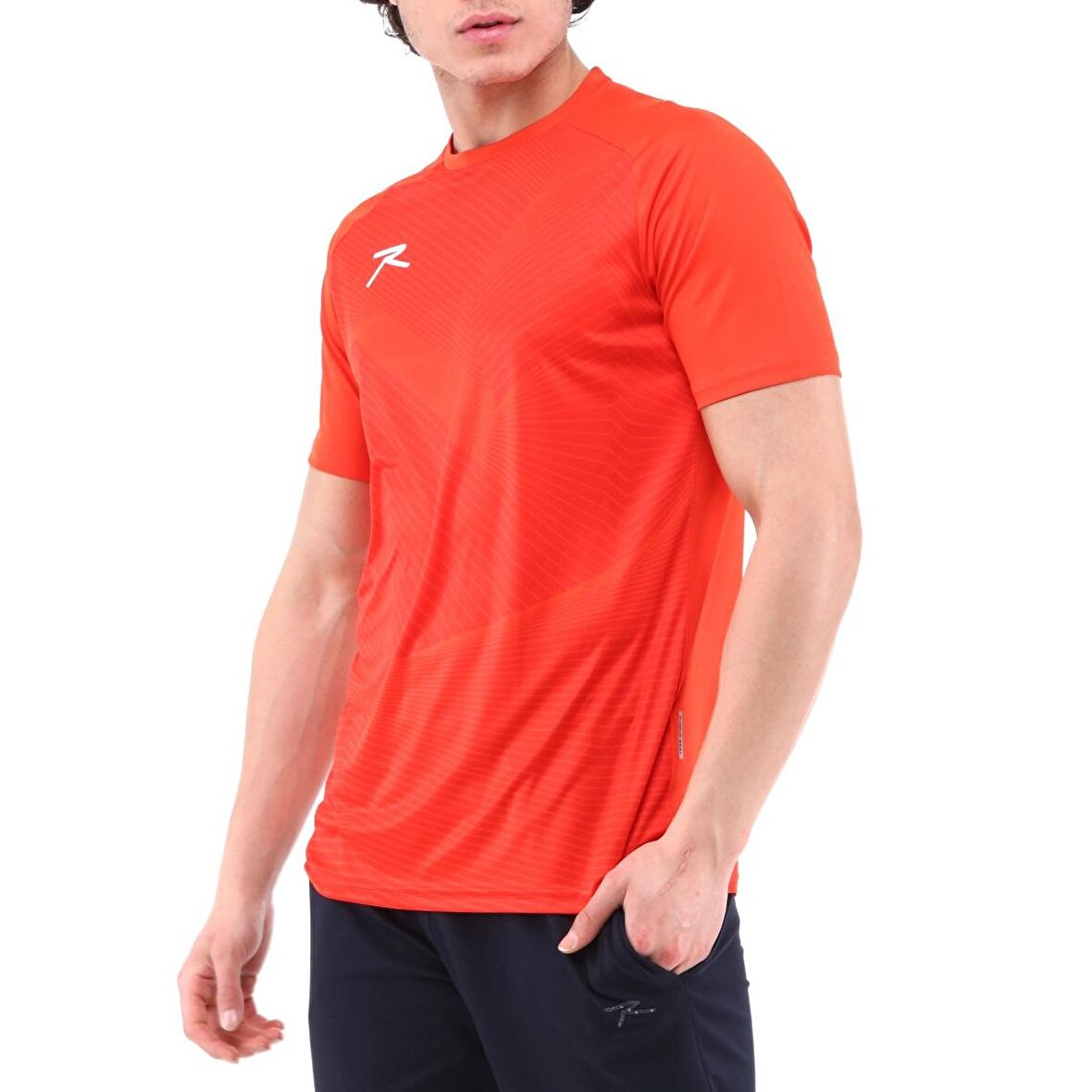 Raru Erkek Baskılı T-Shirt JUSTA ORANJ