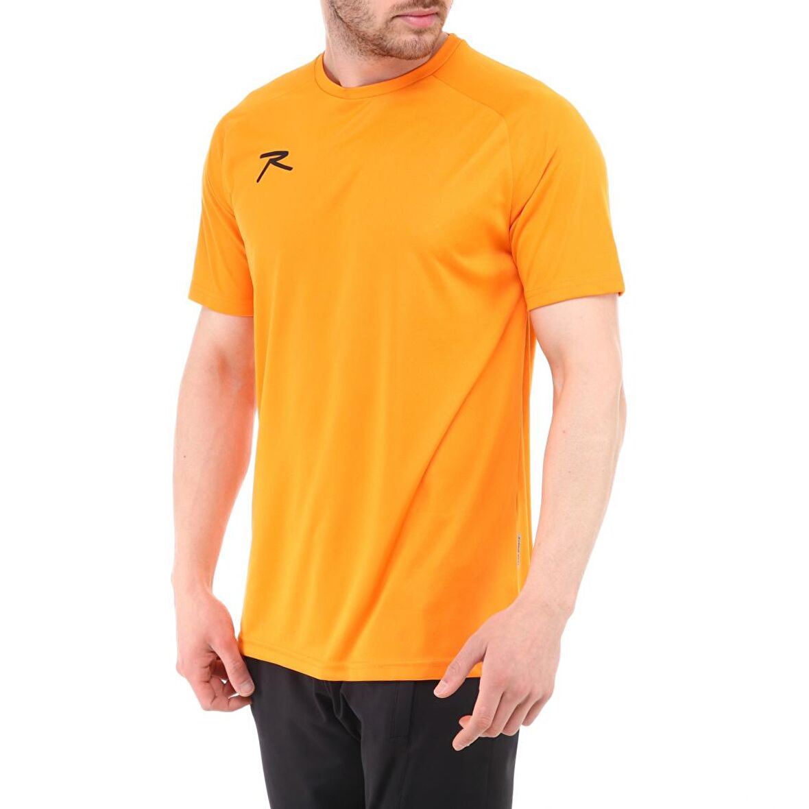 Raru Teamswear Erkek Basic T-Shirt SIRCA ORANJ