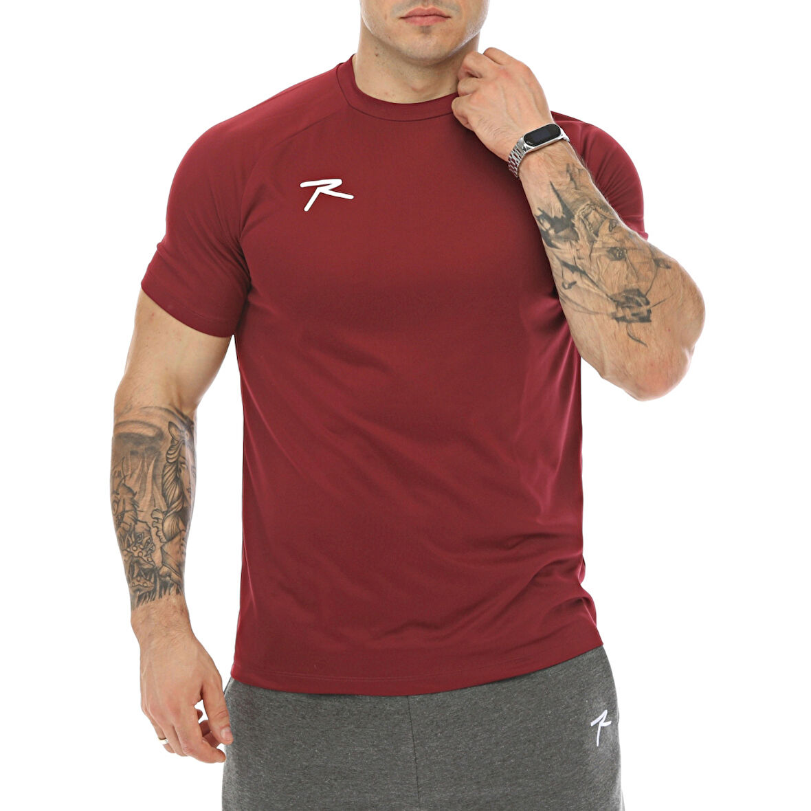 Raru Erkek T-Shirt VULCAN BORDO