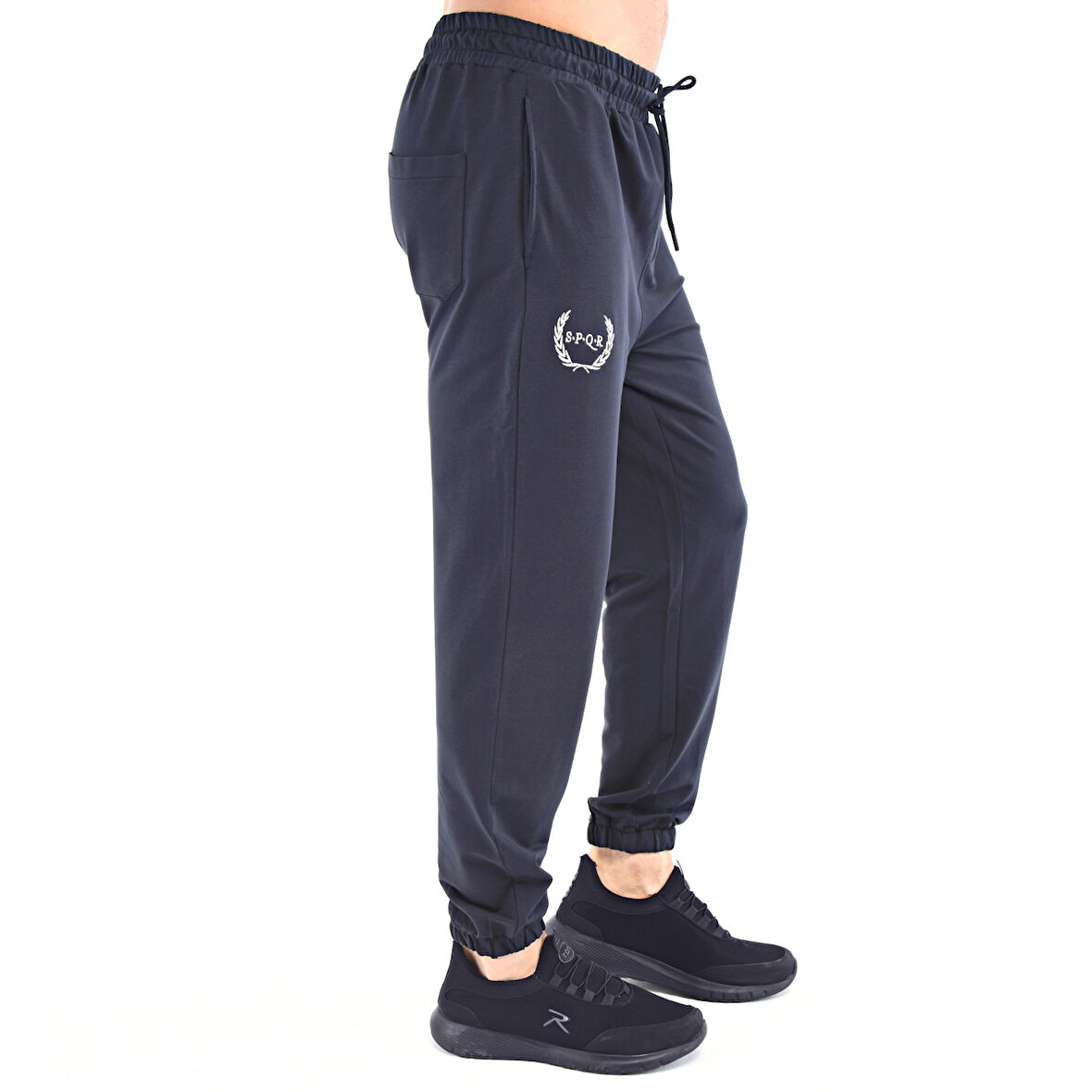 SPQR Relax Fit Pamuklu Sweat Pantolon PLUTO LACİVERT