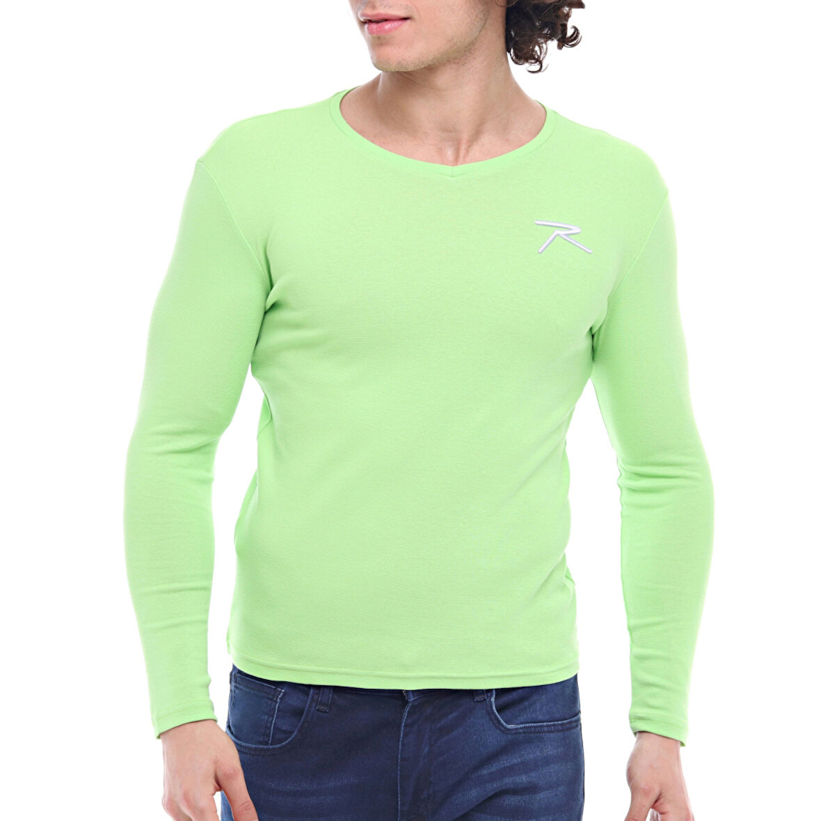 Raru Baselayer Pamuk T-Shirt VESPER YEŞİL