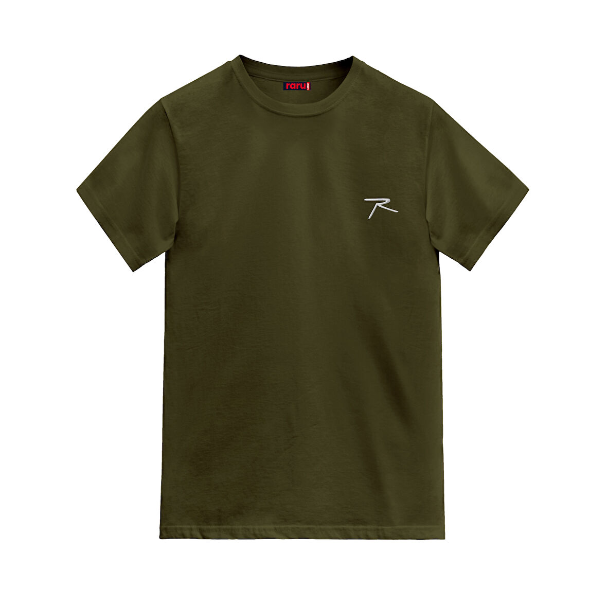 Raru Erkek %100 Pamuk T-Shirt AGNITIO HAKİ