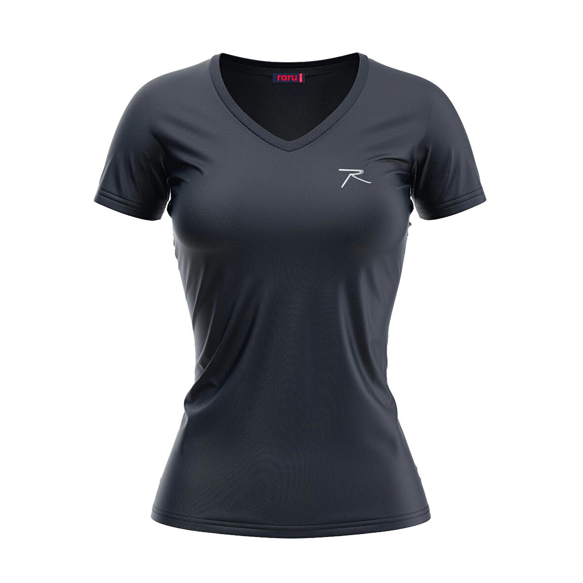 Raru Kadın %100 Pamuk T-Shirt MULIER LACİVERT
